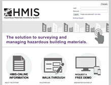 Tablet Screenshot of hmis-online.com